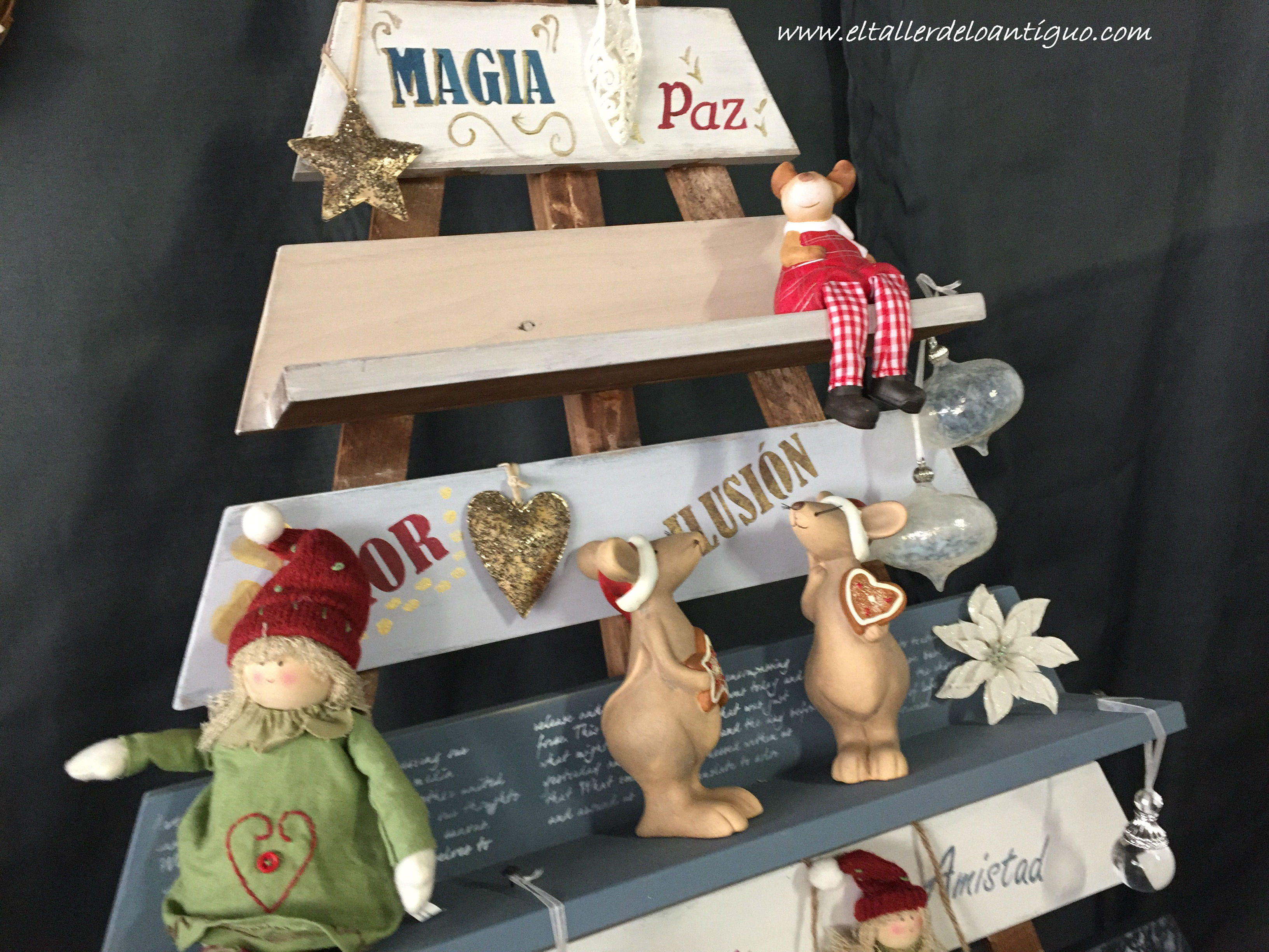 c&oacute;mo hacer un &aacute;rbol de Navidad en madera